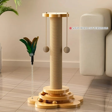 EcoPlay Balls – Wooden Cat Toy